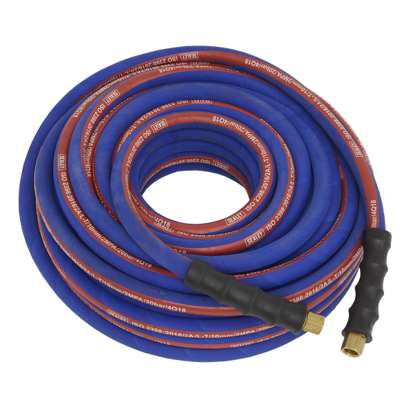 Sealey AH20R 20m x √ÉÀú8mm Extra-Heavy-Duty Air Hose with 1/4"BSP Unions