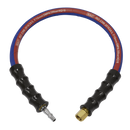 Sealey AH2R/38 600mm x √ÉÀú10mm Air Leader Hose with Tailpiece & 1/4"BSP Union