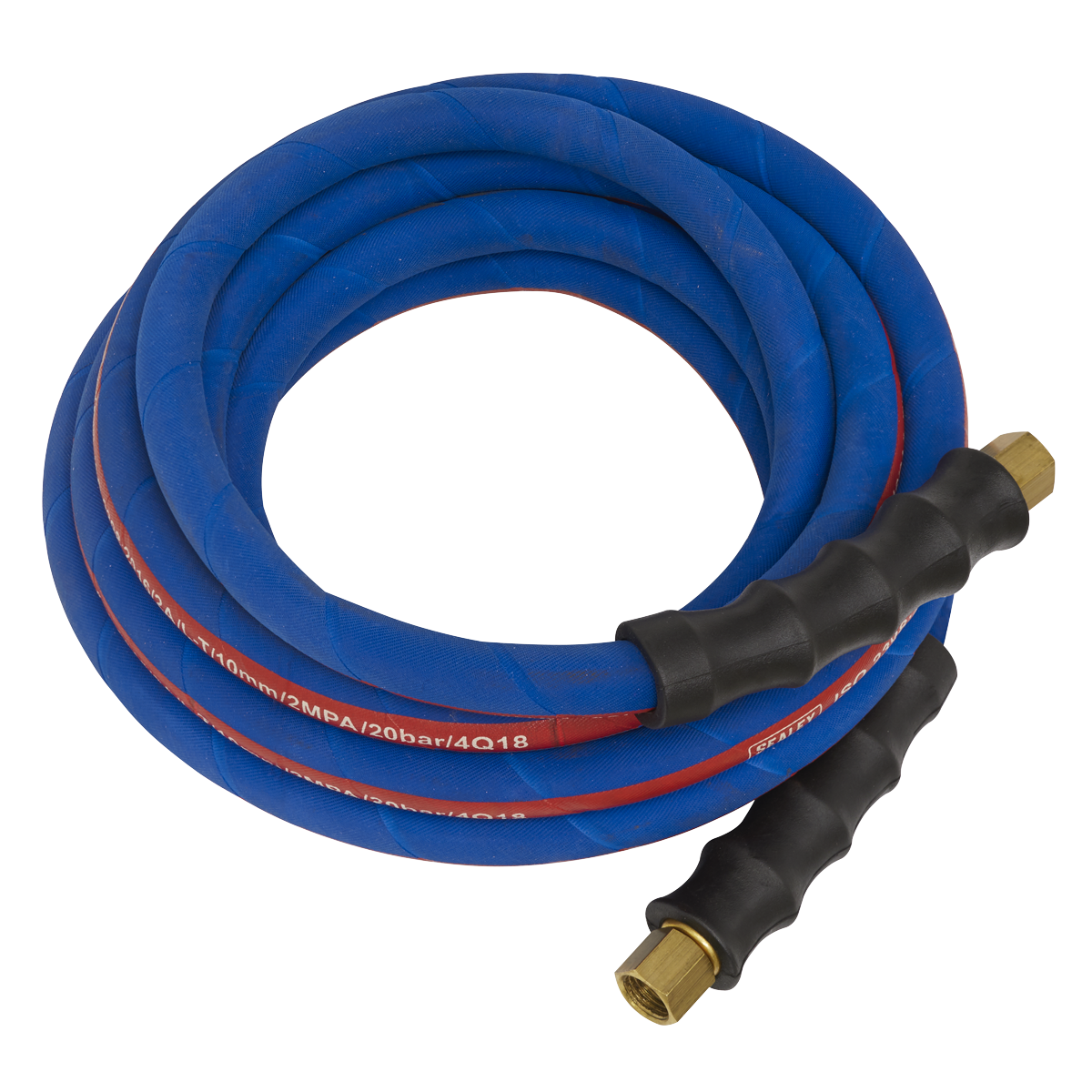 Sealey AH5R/38 5m x â€šÃ Ã¶âˆšÃ¢âˆšÃ„âˆšâˆ«10mm Extra-Heavy-Duty Air Hose with 1/4"BSP Unions