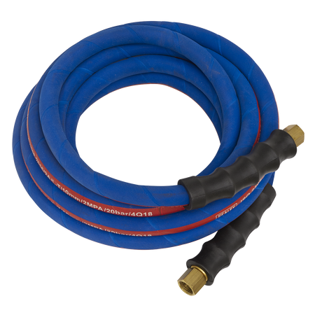 Sealey AH5R/38 5m x â€šÃ Ã¶âˆšÃ¢âˆšÃ„âˆšâˆ«10mm Extra-Heavy-Duty Air Hose with 1/4"BSP Unions