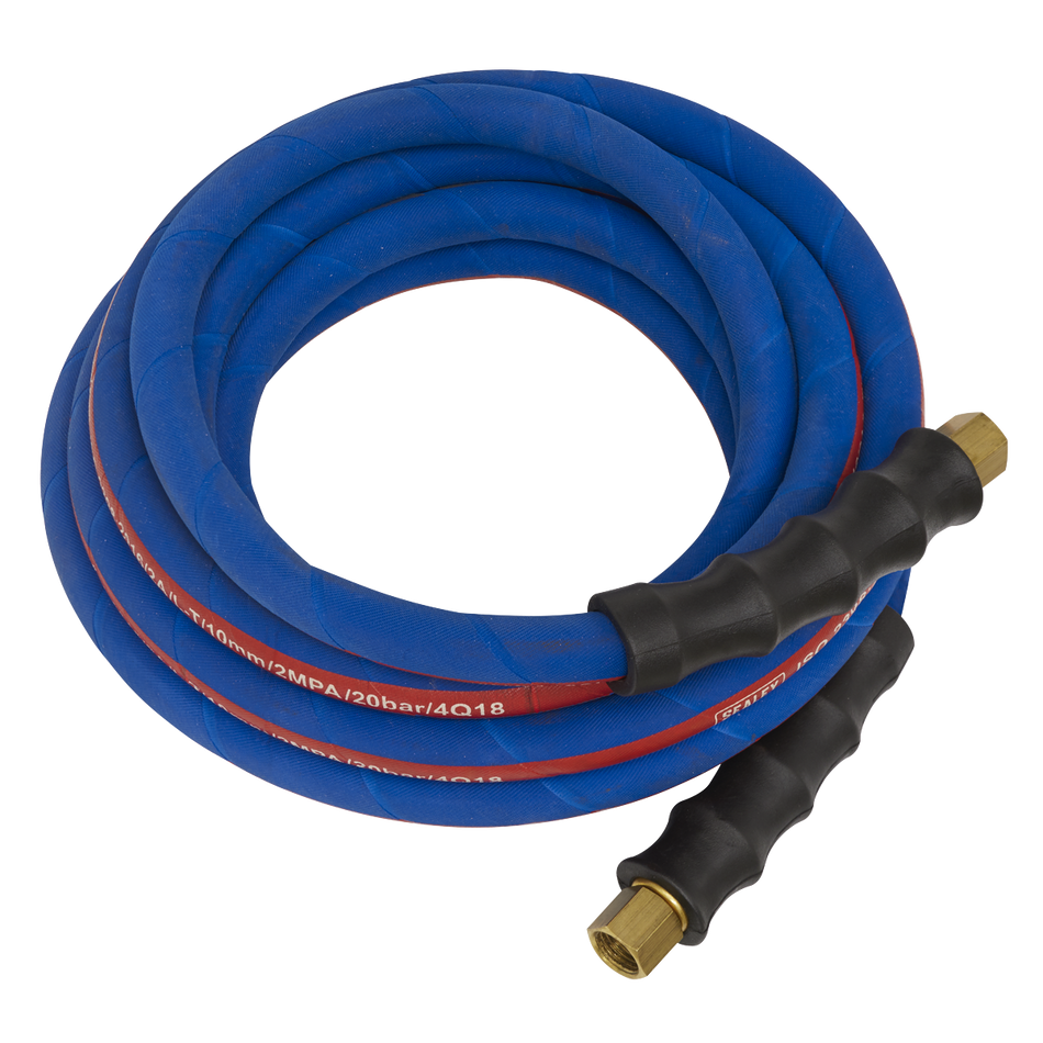 Sealey AH5R/38 5m x â€šÃ Ã¶âˆšÃ¢âˆšÃ„âˆšâˆ«10mm Extra-Heavy-Duty Air Hose with 1/4"BSP Unions