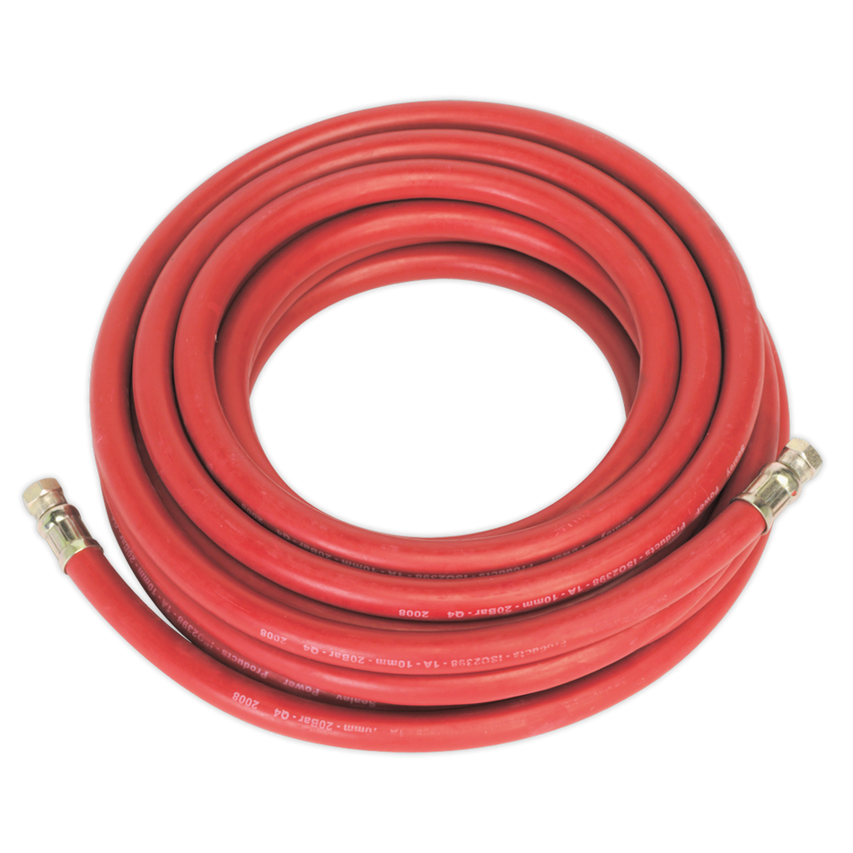 Sealey AHC1038 10m x â€šÃ Ã¶âˆšÃ¢âˆšÃ„âˆšâˆ«10mm Air Hose with 1/4"BSP Unions