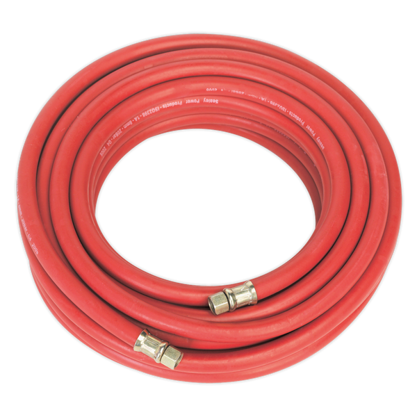 Sealey AHC15 15m x √ÉÀú8mm Air Hose with 1/4"BSP Unions
