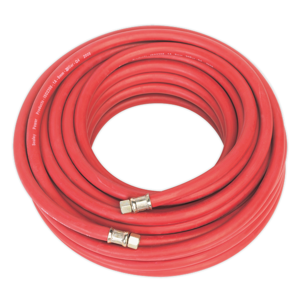 Sealey AHC20 20m x √ÉÀú8mm Air Hose with 1/4"BSP Unions