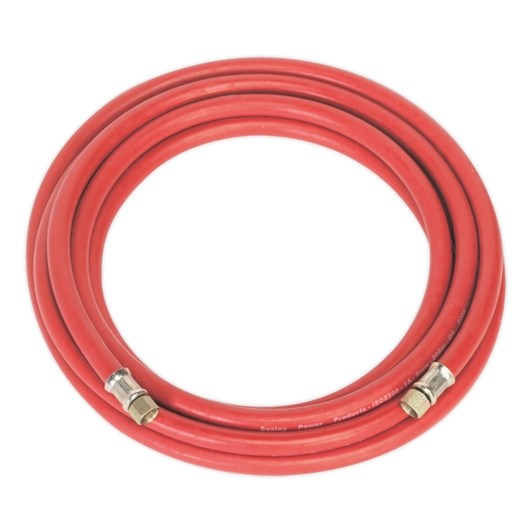 Sealey AHC5 5m x √ÉÀú8mm Air Hose with 1/4"BSP Unions
