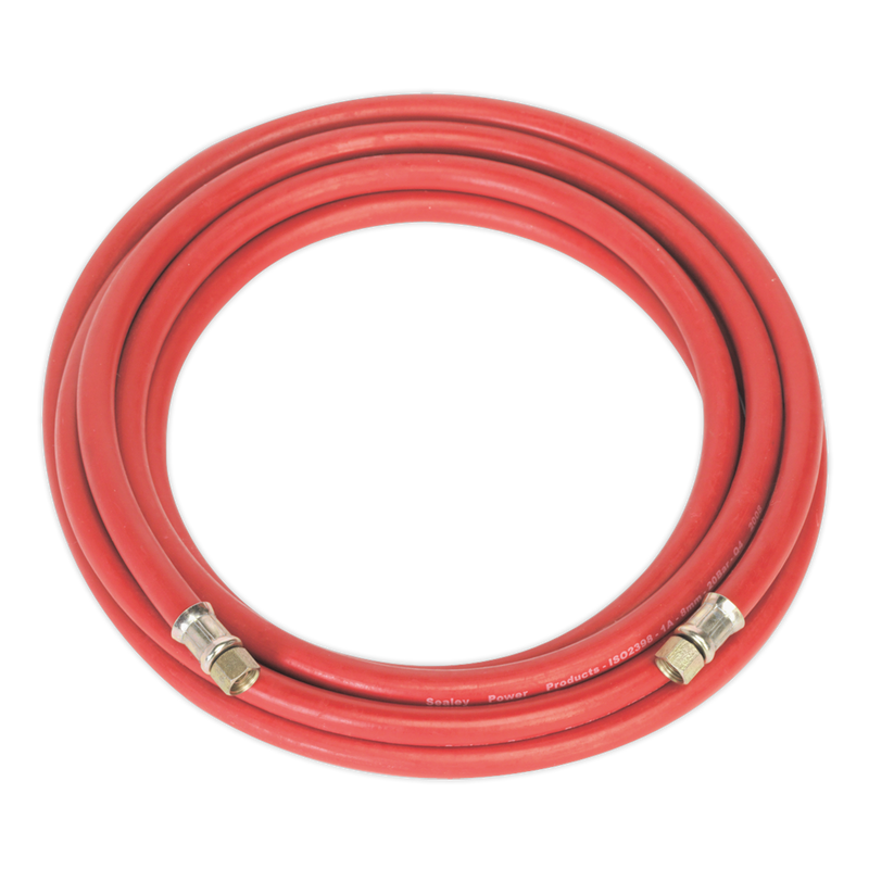 Sealey AHC5 5m x √ÉÀú8mm Air Hose with 1/4"BSP Unions