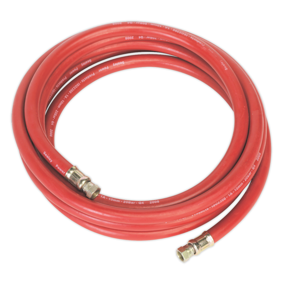 Sealey AHC538 5m x â€šÃ Ã¶âˆšÃ¢âˆšÃ„âˆšâˆ«10mm Air Hose with 1/4"BSP Unions