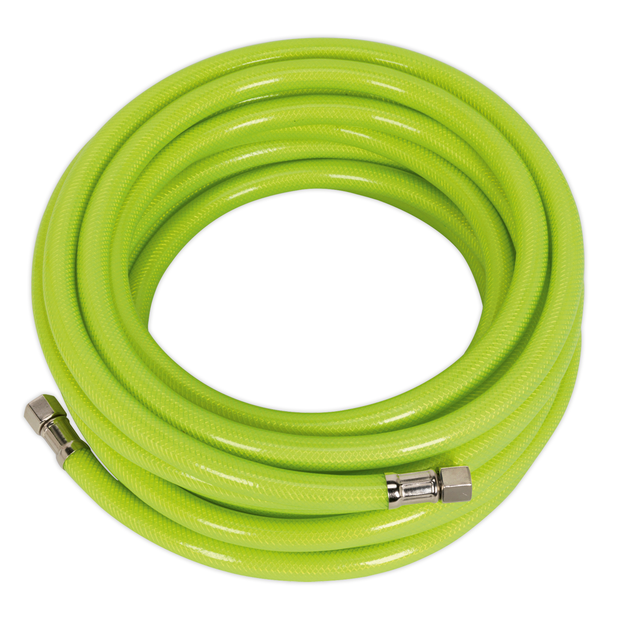 Sealey AHFC10 10m x â€šÃ Ã¶âˆšÃ¢âˆšÃ„âˆšâˆ«8mm High-Visibility Air Hose with 1/4"BSP Unions