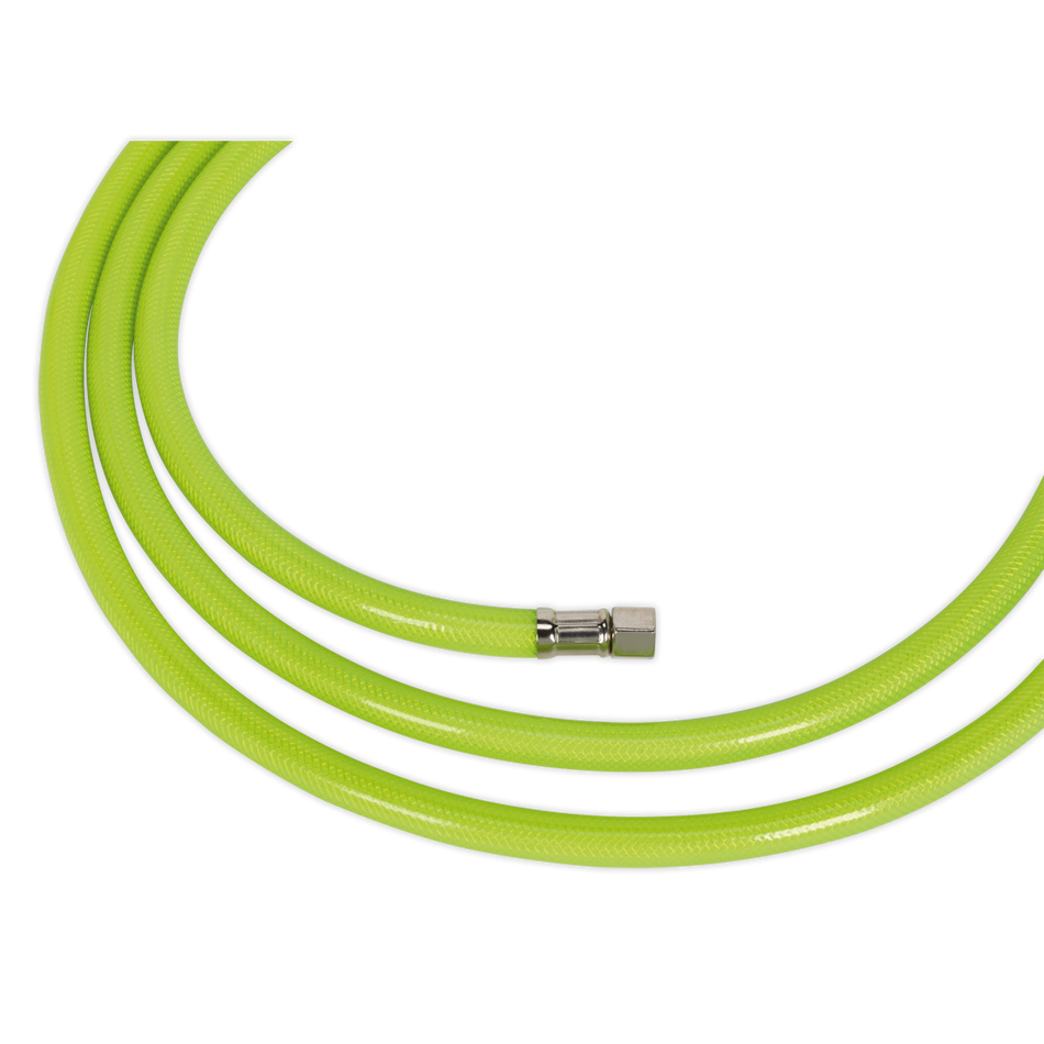 Sealey AHFC10 10m x 8mm High-Visibility Air Hose with 1/4"BSP Unions