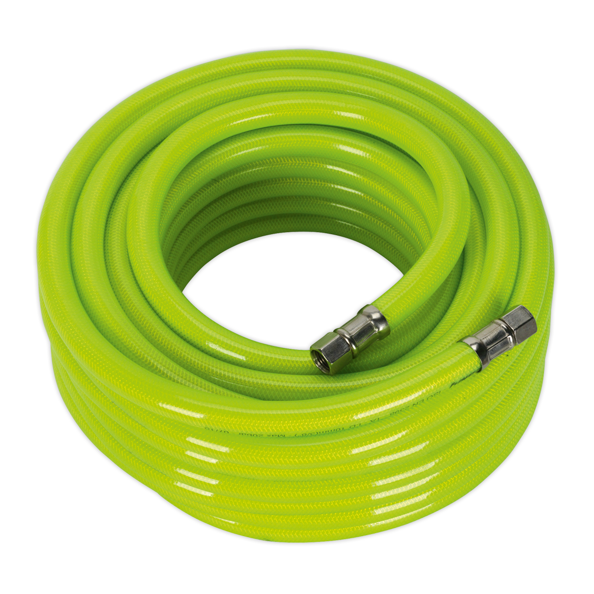 Sealey AHFC1538 15m x â€šÃ Ã¶âˆšÃ¢âˆšÃ„âˆšâˆ«10mm High-Visibility Air Hose with 1/4"BSP Unions