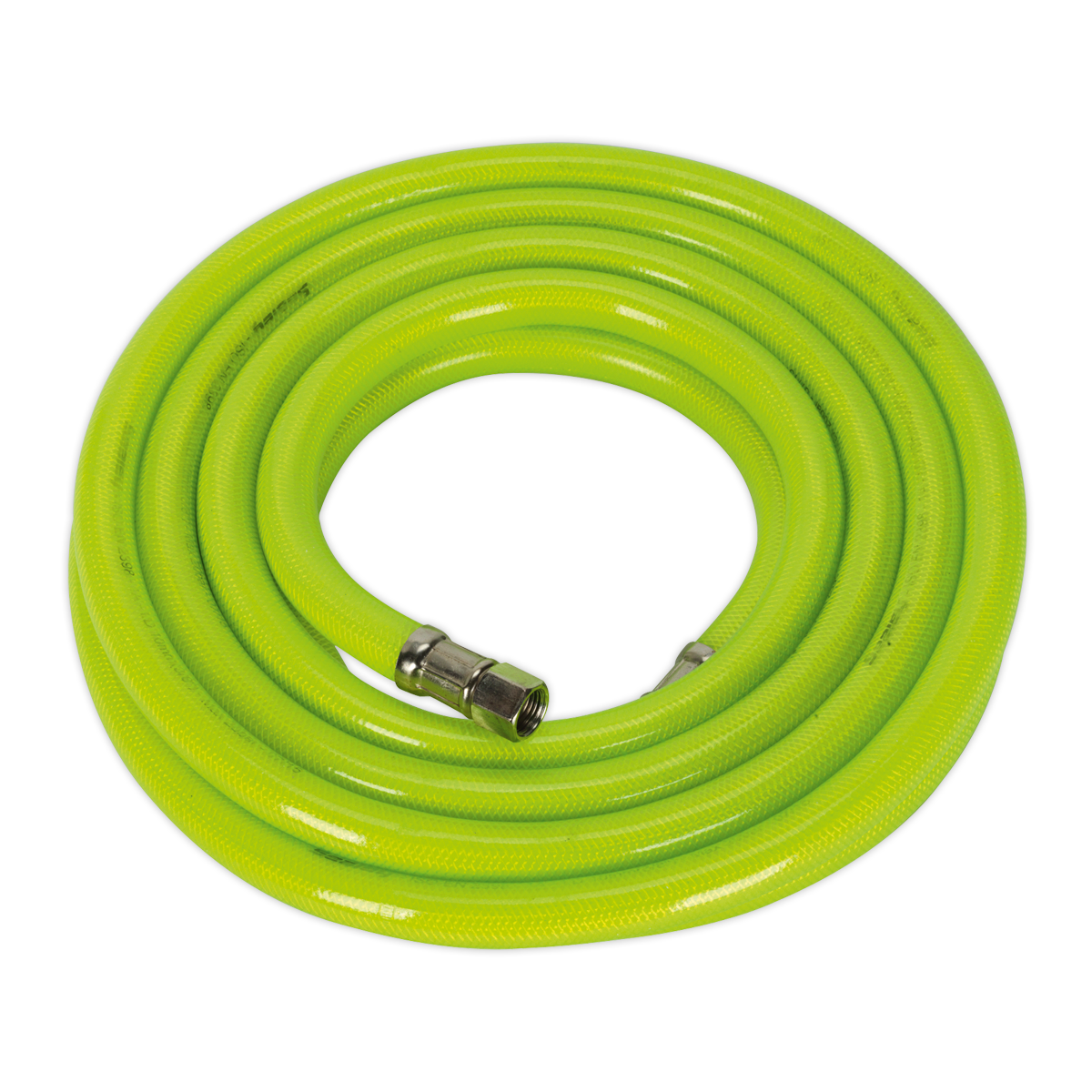Sealey AHFC538 5m x â€šÃ Ã¶âˆšÃ¢âˆšÃ„âˆšâˆ«10mm High-Visibility Air Hose with 1/4"BSP Unions