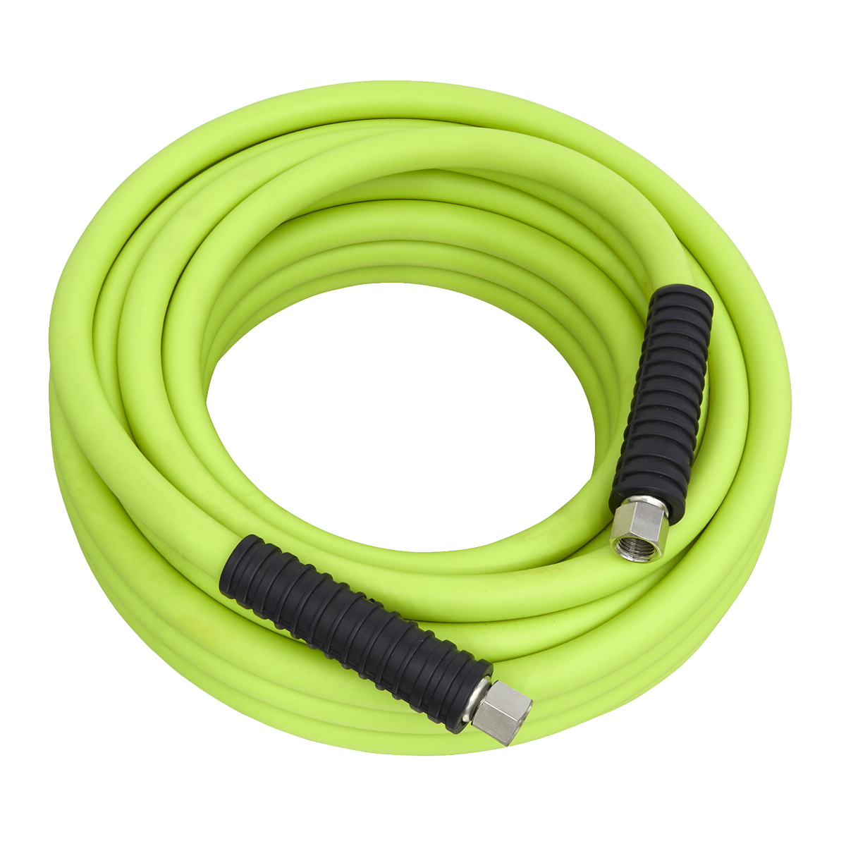 Sealey AHHC10G 10m x â€šÃ Ã¶âˆšÃ¢âˆšÃ„âˆšâˆ«8mm High-Visibility Hybrid Air Hose with 1/4"BSP Unions