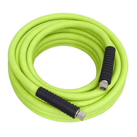 Sealey AHHC10G 10m x â€šÃ Ã¶âˆšÃ¢âˆšÃ„âˆšâˆ«8mm High-Visibility Hybrid Air Hose with 1/4"BSP Unions