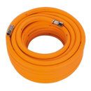 Sealey AHHC1538 15m x √ÉÀú10mm High-Visibility Hybrid Air Hose with 1/4"BSP Unions