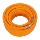 Sealey AHHC15 15m x √ÉÀú8mm High-Visibility Hybrid Air Hose with 1/4"BSP Unions