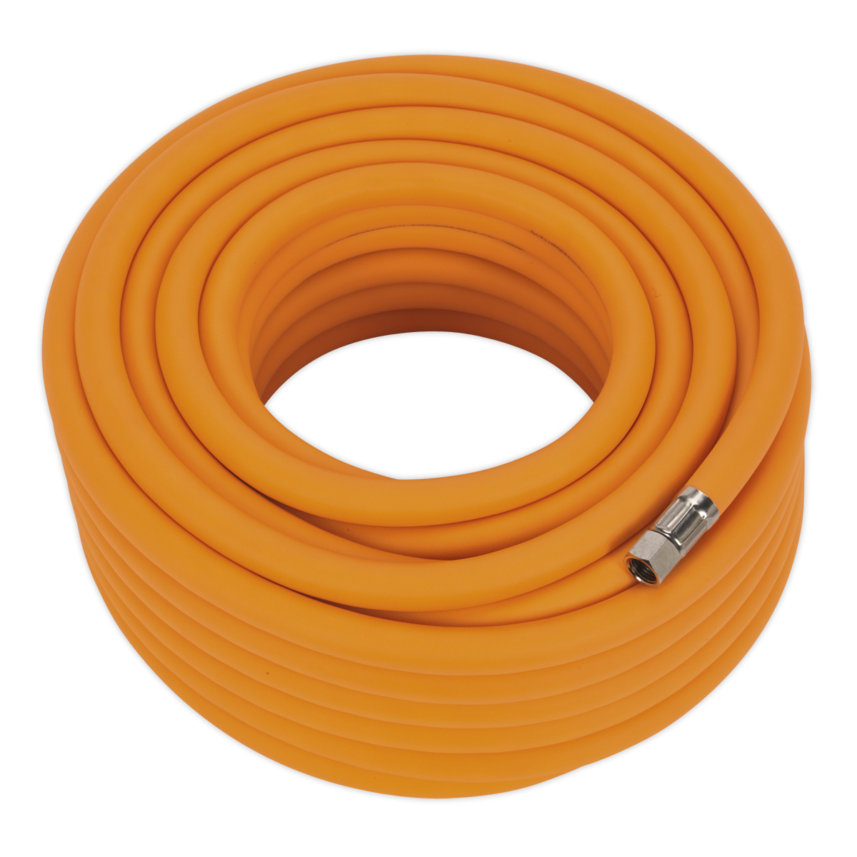 Sealey AHHC2038 20m x â€šÃ Ã¶âˆšÃ¢âˆšÃ„âˆšâˆ«10mm High-Visibility Hybrid Air Hose with 1/4"BSP Unions
