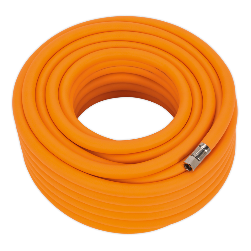 Sealey AHHC2038 20m x √ÉÀú10mm High-Visibility Hybrid Air Hose with 1/4"BSP Unions