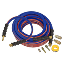 Sealey AHK02 15m x 10mm Heavy-Duty Air Hose Kit with Connectors