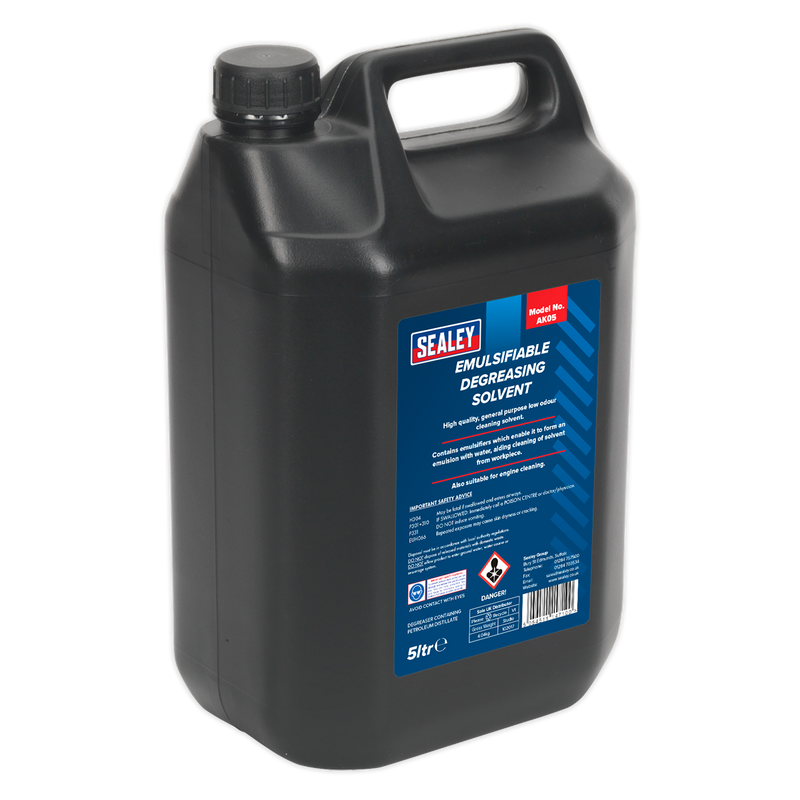 Sealey AK05 5L Emulsifiable Degreasing Solvent