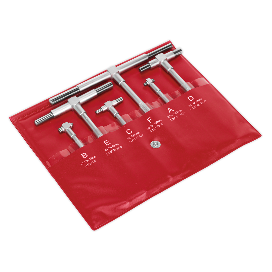 Sealey AK10115 6pc Telescopic Bore Gauge Set