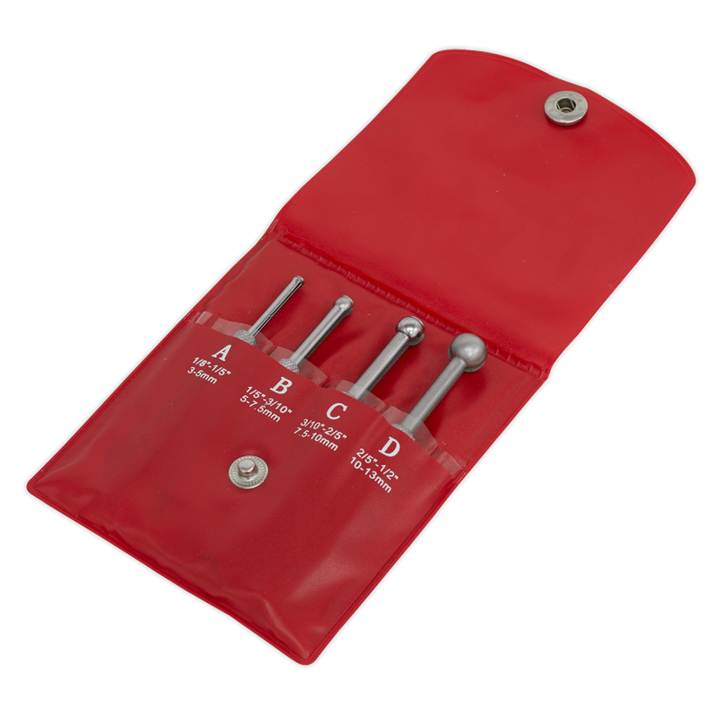 Sealey AK10116 4pc Small Hole Gauge Set