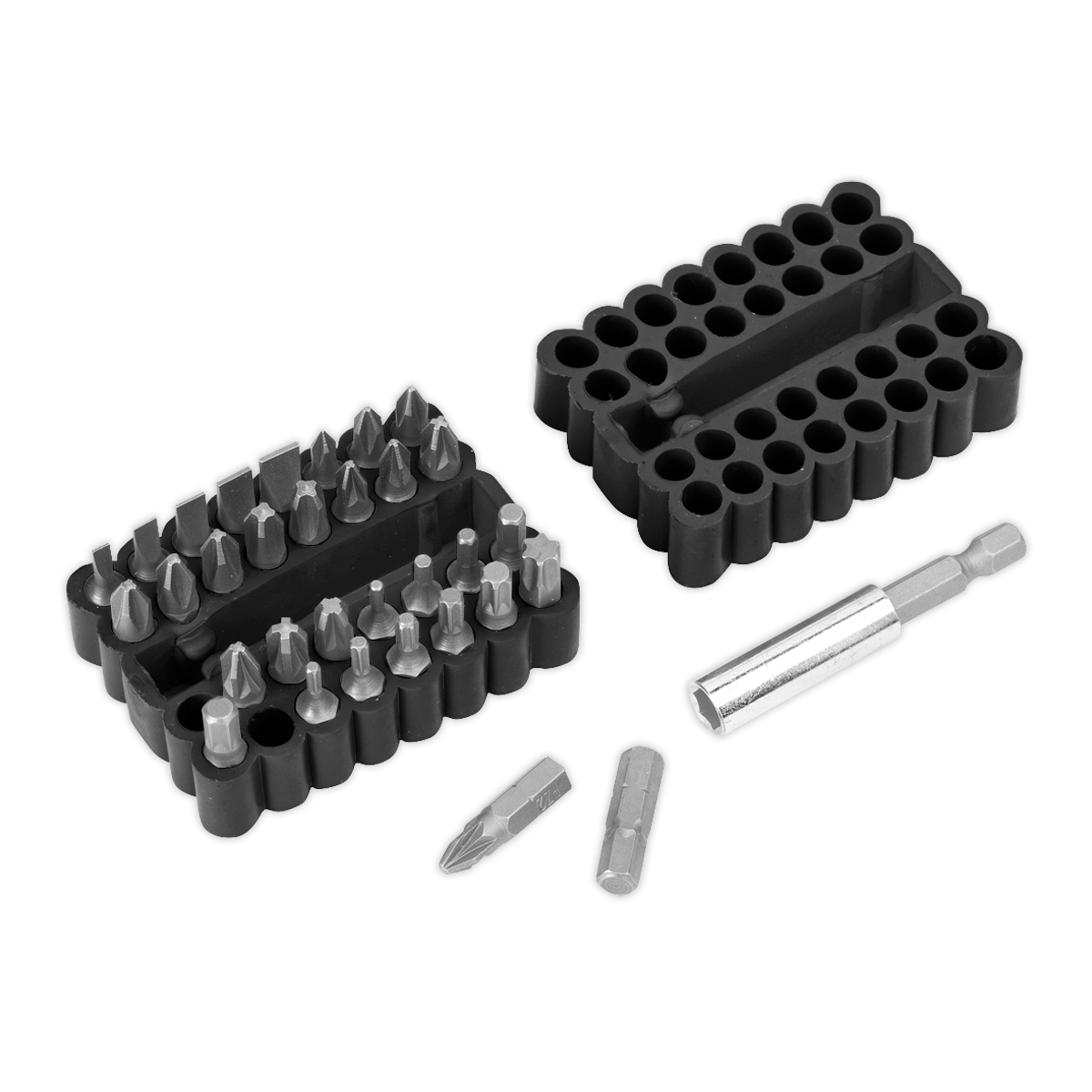 Sealey AK110 33pc Bit & Magnetic Adaptor Set