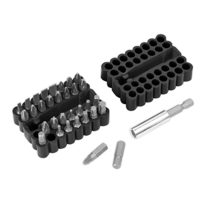 Sealey AK110 33pc Bit & Magnetic Adaptor Set