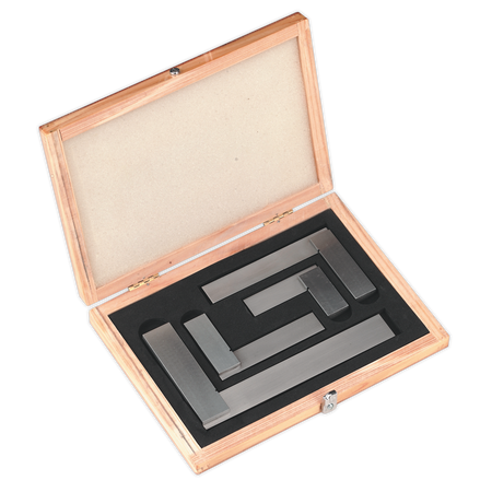 Sealey AK11000 4pc Precision Steel Square Set