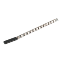 Sealey AK1214 1/2"Sq Drive Socket Retaining Rail with 14 Clips