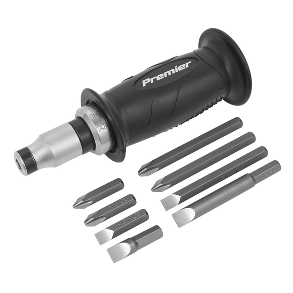 Sealey AK2082 10pc Impact Driver Set with Protection Grip