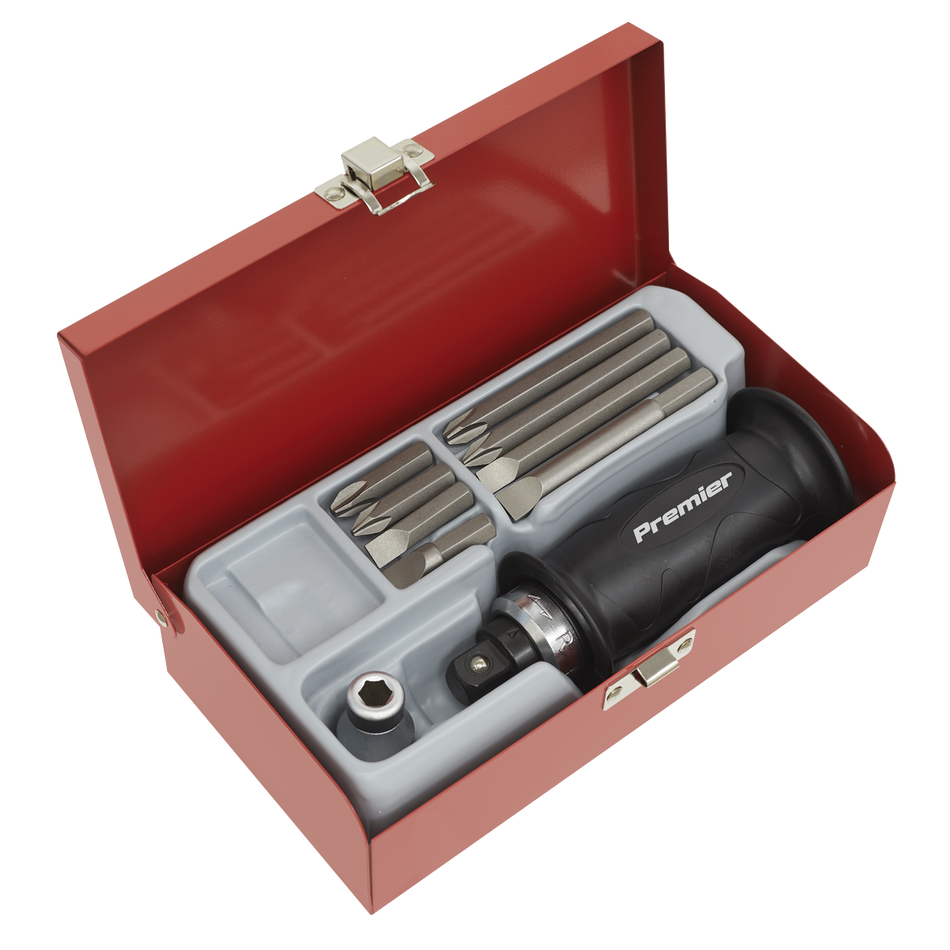 Sealey AK2082 10pc Impact Driver Set with Protection Grip