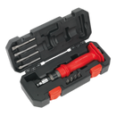 Sealey AK2084 10pc Heavy-Duty Impact Driver Set with Protection Grip