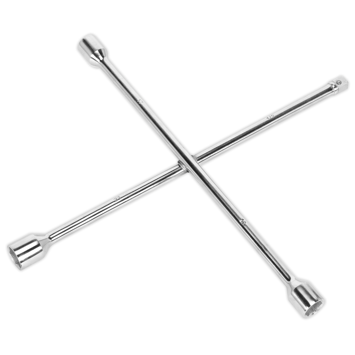 Sealey AK2096 1/2"Sq Drive Extra-Long 4-Way Wheel Brace