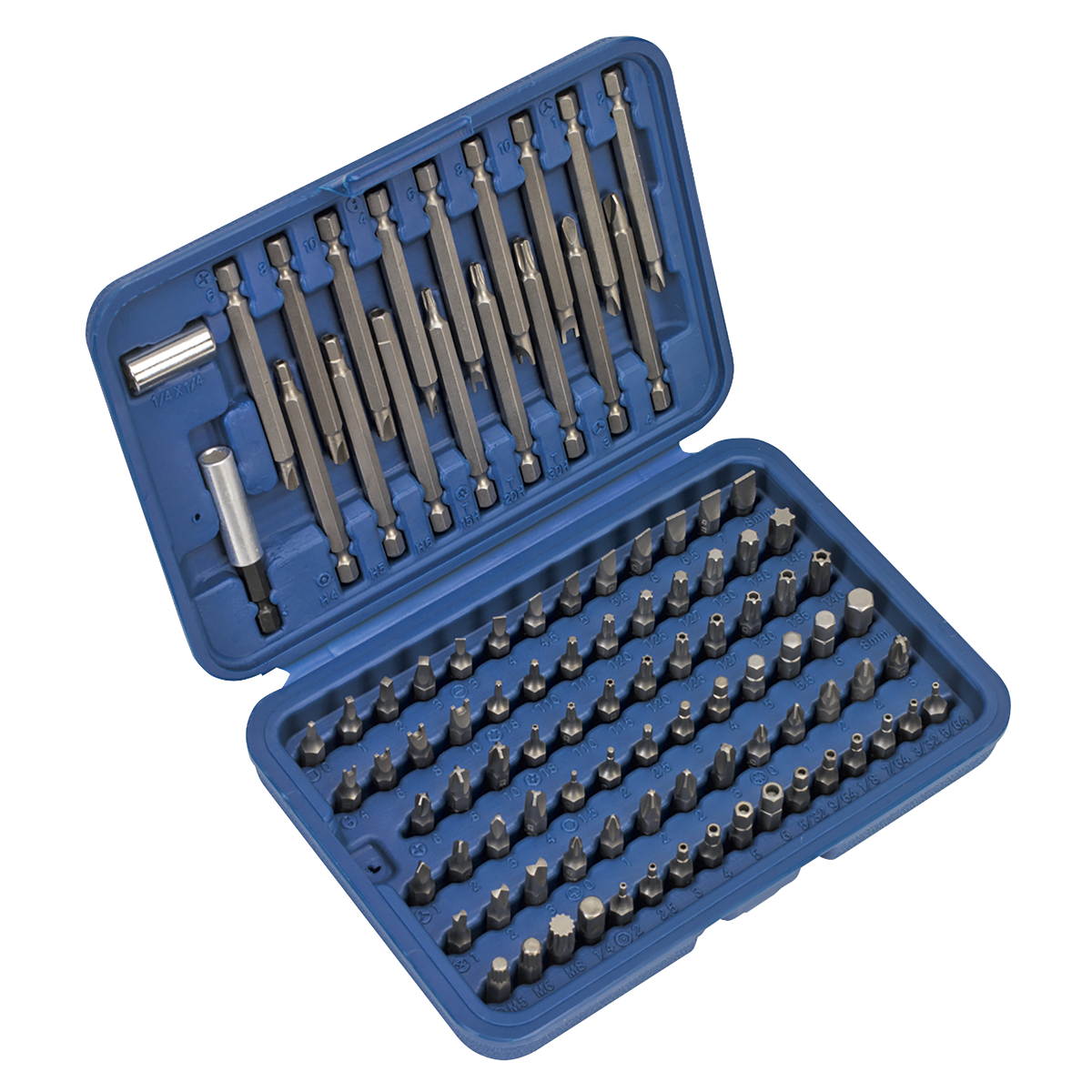 Sealey AK2099 99pc Long & Short Power Tool/Security Bit Set
