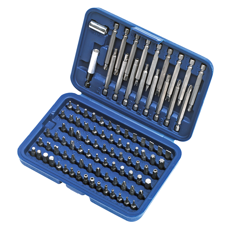 Sealey AK2099 99pc Long & Short Power Tool/Security Bit Set
