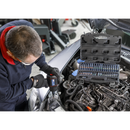 Sealey AK21901 42pc 3/8" & 1/2"Sq Drive Impact TRX-Star*/Hex/Spline Bit Set