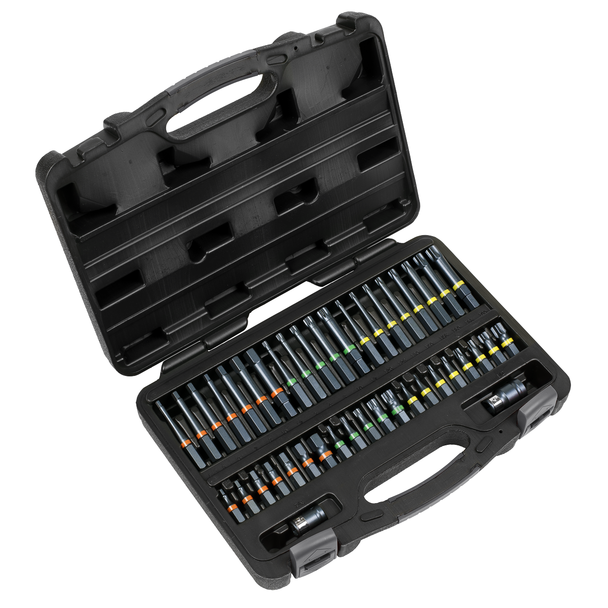 Sealey AK21901 42pc 3/8" & 1/2"Sq Drive Impact TRX-Star*/Hex/Spline Bit Set