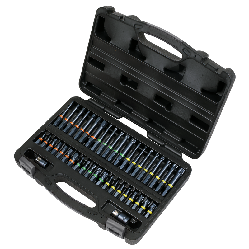 Sealey AK21901 42pc 3/8" & 1/2"Sq Drive Impact TRX-Star*/Hex/Spline Bit Set