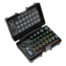 Sealey AK21902 28pc 3/8" & 1/2"Sq Drive Impact TRX-Star*/Hex/Spline Bit Set