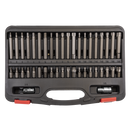 Sealey AK21942P 42pc 3/8" & 1/2"Sq Drive TRX-Star*/Hex/Spline Bit Set