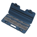 Sealey AK21956 56pc 3/8" & 1/2"Sq Drive Security TRX-Star*/Hex/ Ribe/Spline Bit Set