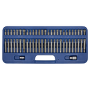 Sealey AK21956 56pc 3/8" & 1/2"Sq Drive Security TRX-Star*/Hex/ Ribe/Spline Bit Set