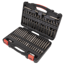 Sealey AK21974P 74pc 3/8" & 1/2"Sq Drive TRX-Star*/Security TRX-Star*/Hex/Ribe/Spline Bit Set