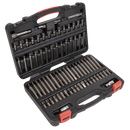 Sealey AK21974P 74pc 3/8" & 1/2"Sq Drive TRX-Star*/Security TRX-Star*/Hex/Ribe/Spline Bit Set