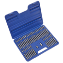 Sealey AK21974 74pc 3/8" & 1/2"Sq Drive TRX-Star*/Security TRX-Star*/Hex/Ribe/Spline Bit Set