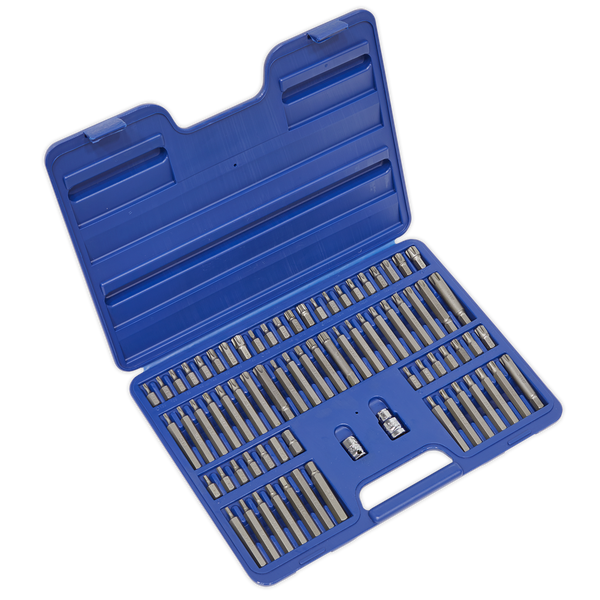 Sealey AK21974 74pc 3/8" & 1/2"Sq Drive TRX-Star*/Security TRX-Star*/Hex/Ribe/Spline Bit Set