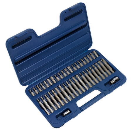 Sealey AK219 42pc 3/8" & 1/2"Sq Drive TRX-Star*/Hex/Spline Bit Set