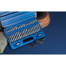 Sealey AK219 42pc 3/8" & 1/2"Sq Drive TRX-Star*/Hex/Spline Bit Set