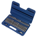 Sealey AK219 42pc 3/8" & 1/2"Sq Drive TRX-Star*/Hex/Spline Bit Set