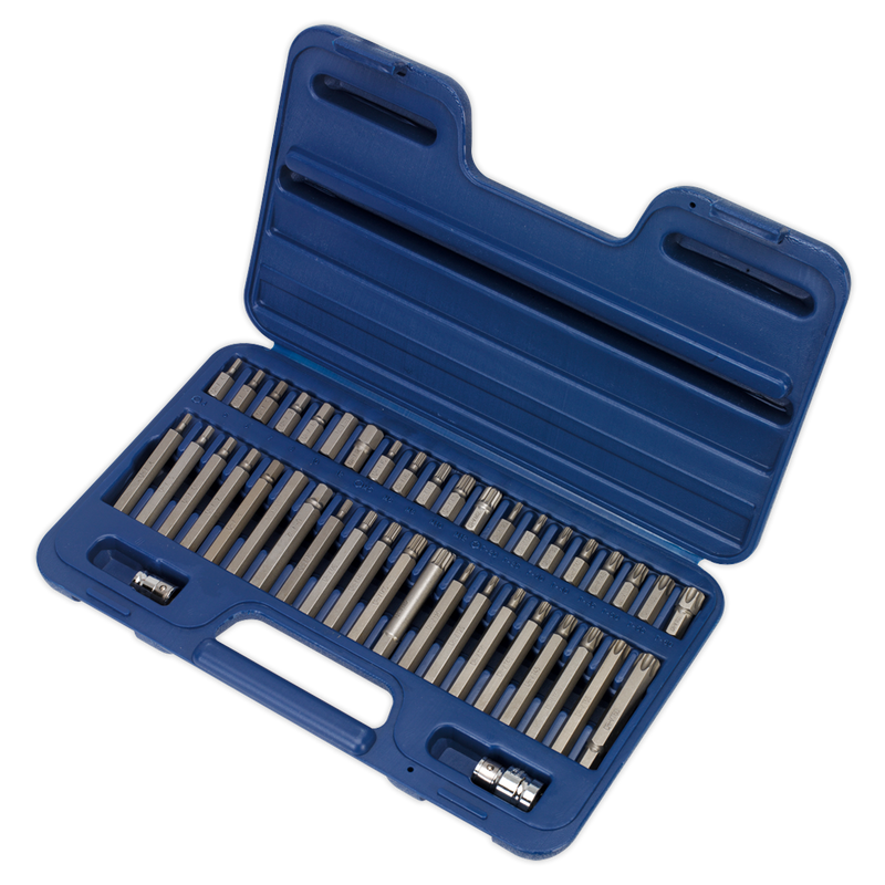Sealey AK219 42pc 3/8" & 1/2"Sq Drive TRX-Star*/Hex/Spline Bit Set
